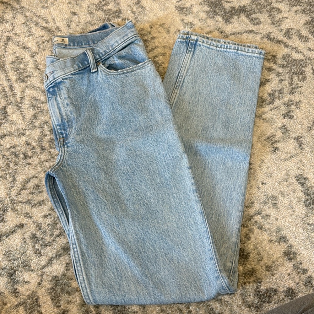Abercrombie 90s ultra high rise xlong inseam